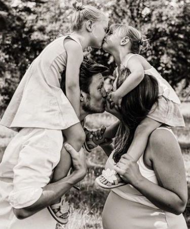 Nikki van Esch and Wout Weghorst are parents of three beautiful daughters